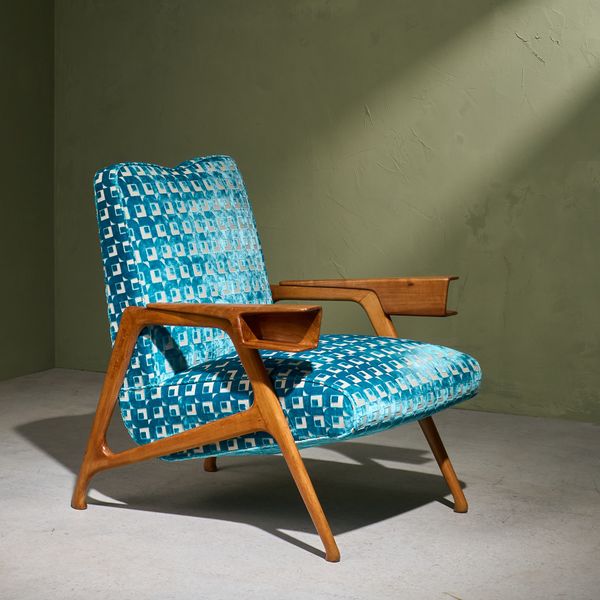 Sculptural Lounge Chair by Augusto Romano, Italy 1940s