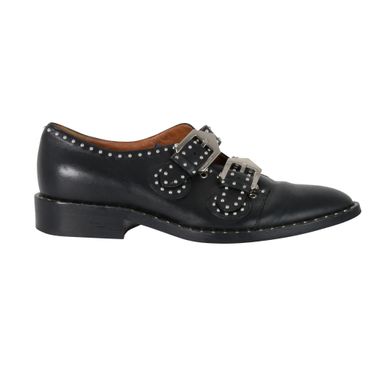 Givenchy Elegant Studded Double Monk Oxford 