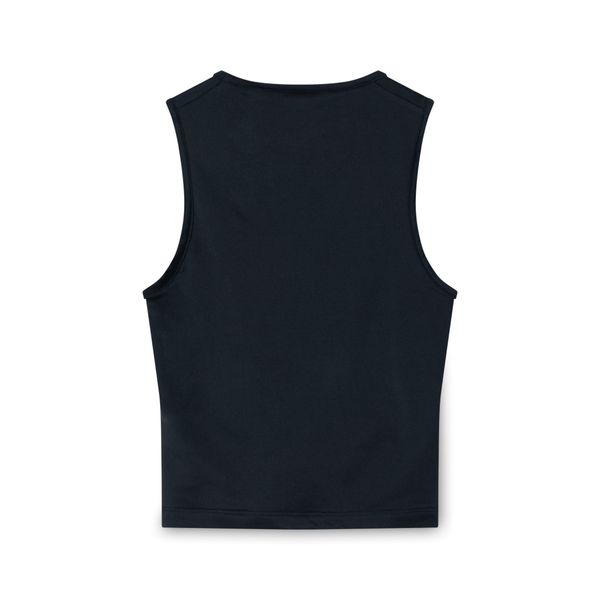 Black Cutout Tank
