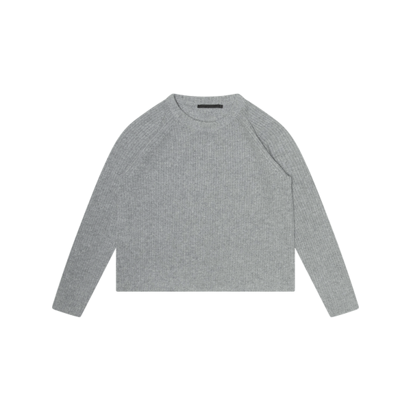 Jenni Kayne Cashmere Fisherman Sweater in Heather Grey