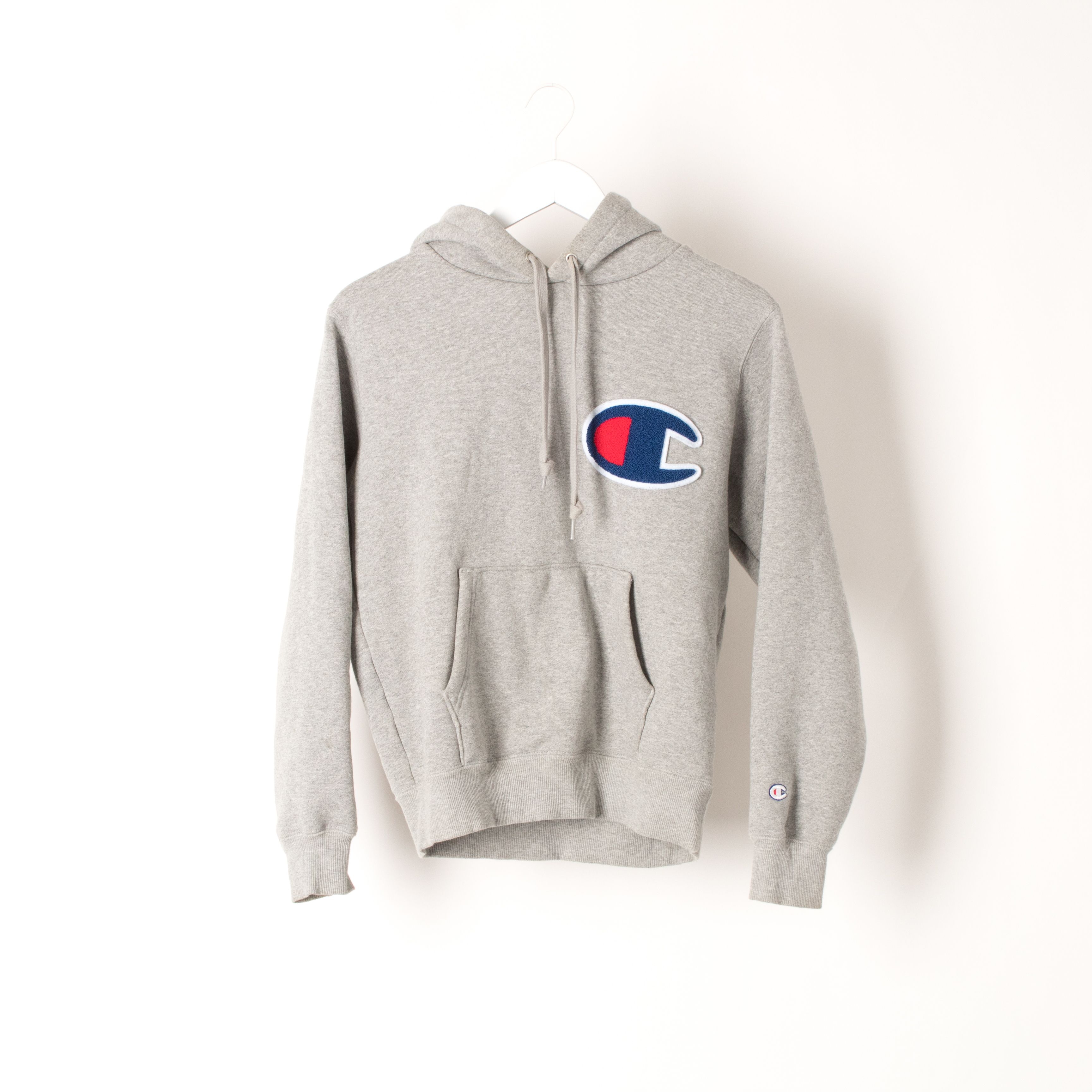 Champion hoodie on sale big c logo