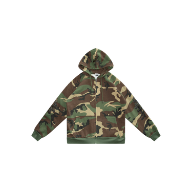 Chrome Hearts Camouflage Cross Patch Thermal Hoodie