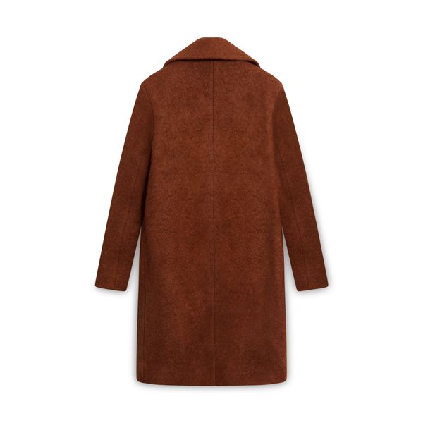 Frank and Oak Rust Wool Coat