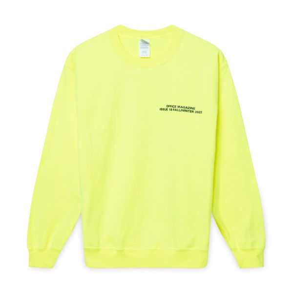 Office Magazine Issue 18 Yellow Crewneck