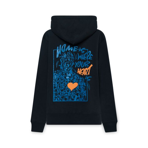 "Home Is Where Your Heart Is" Black Hoodie