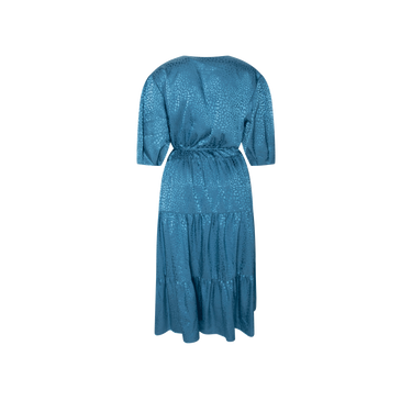 Rebecca Minkoff Blue Wrap Midi Dress