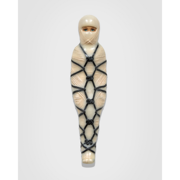 Mummified Barbie, Bondage Series VI by E.V. Day, 2016