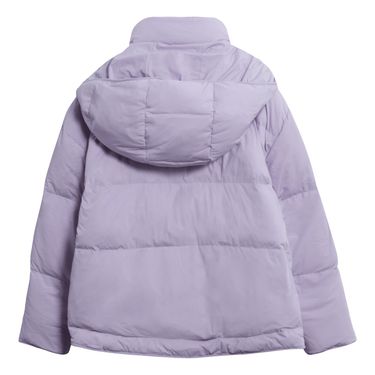 Andrew Marc Hooded Down Puffer Jacket in Lavendar