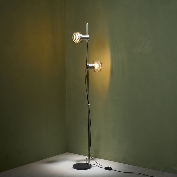 'Visor' Floor Lamp by E.R. Nele for Temde Leuchten, Switzerland 1960s