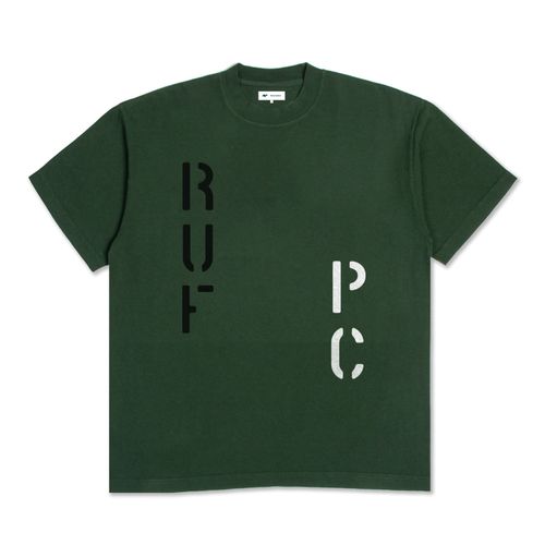 P.C. x ALOISA RUF 2.0 LOGOS TEE GREEN