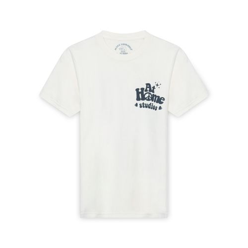 "See You At Home" Short Sleeve T-Shirt in Bone