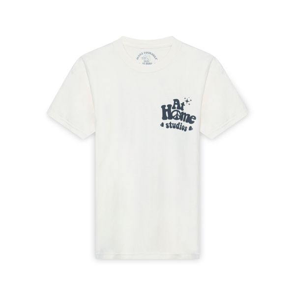 "See You At Home" Short Sleeve Bone T-Shirt