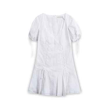 The East Order Saige Mini Dress - White