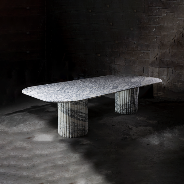 NAS Arabescato Dining Table
