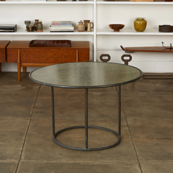 Bronze Patio Occasional Table by Walter Lamb for Brown Jordan