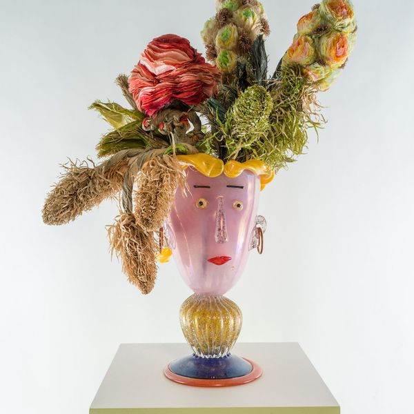 Primitivo Pink Delite pink with blonde hair by Hugh Findletar, 2024