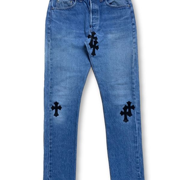 Chrome Hearts Patch Denim Jeans