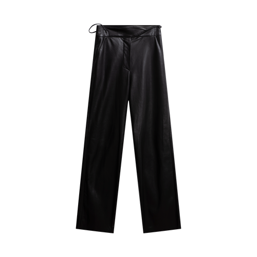Nanushka Black Leather Pants