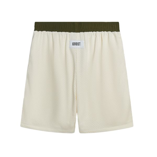 Mesh Short Beige