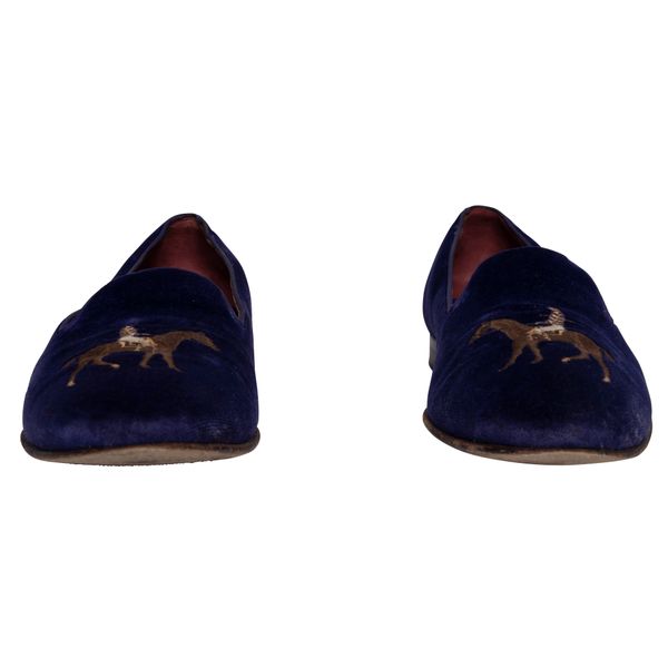 Ralph Lauren Purple Label Collis Velvet Loafer