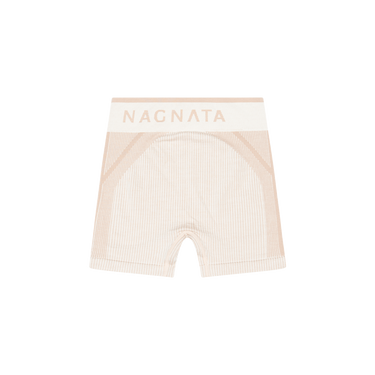 Nagnata Rib Mini Short in Cream