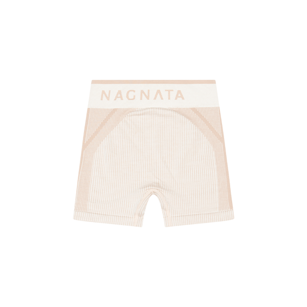 Nagnata Rib Mini Short in Cream