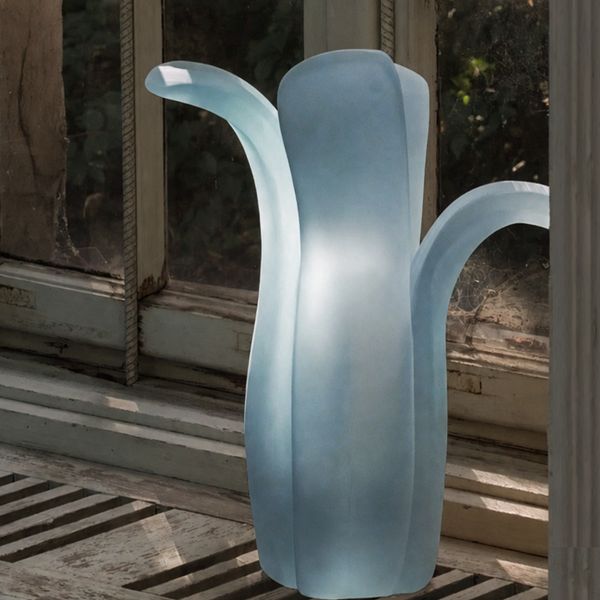 Sunburst - Velis Vase in Blue Matte
