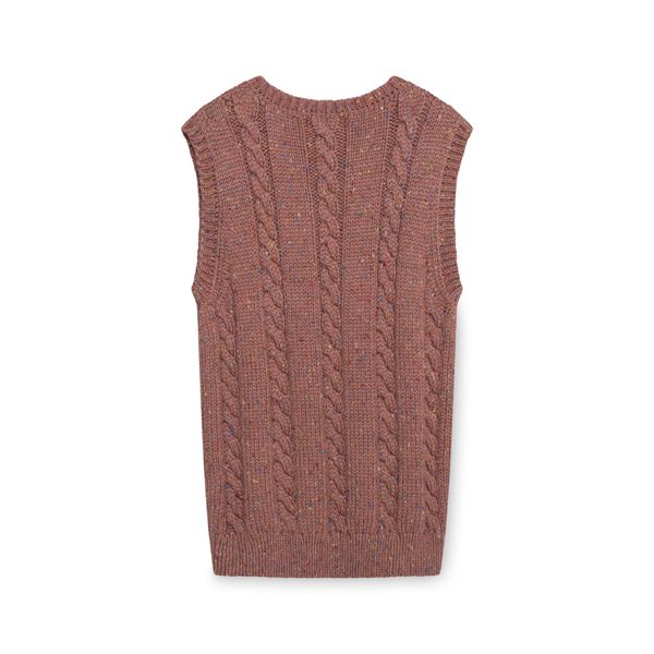 Propaganda Agency Pink Knit Sweater Vest