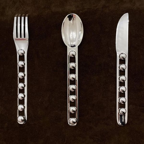 Seven Ball Cutlery Set by Jessi Burch, 2024