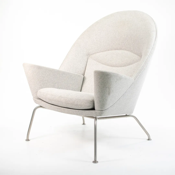 Grey Oculus Lounge Chair by Hans Wegner for Carl Hansen, 2018