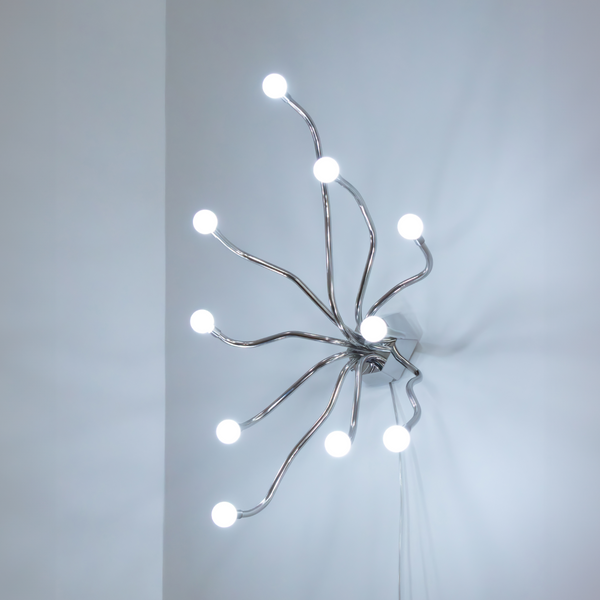 Anemone Lamp in Chrome