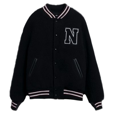 Noah NYC x Wool Teddy Varsity Jacket 