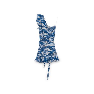 Reformation Scenic Women Print One Shoulder Dress
