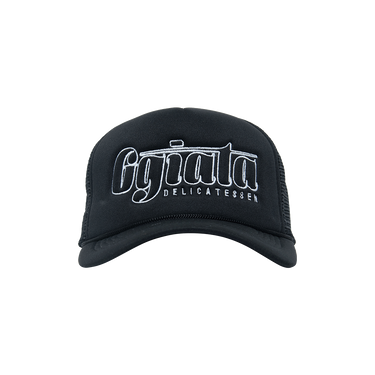 Ggiata Black Trucker Hat 