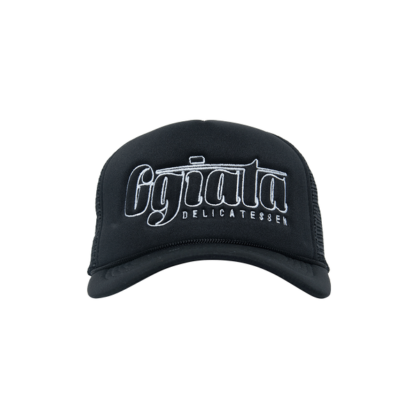 Ggiata Black Trucker Hat 