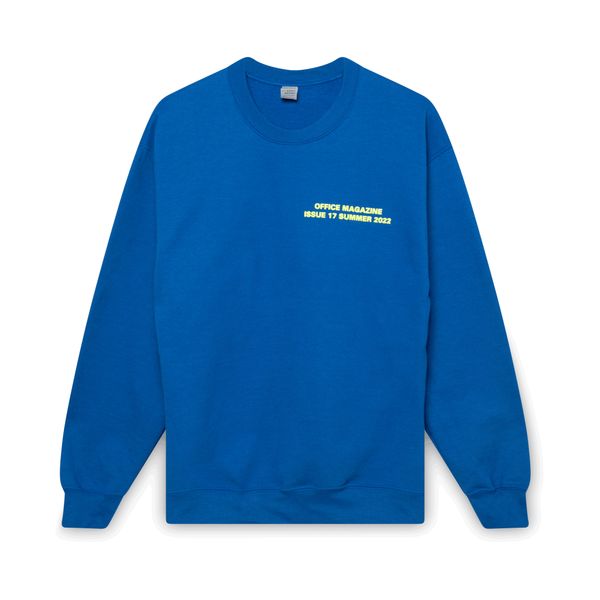 Office Magazine Issue 17 Blue Crewneck