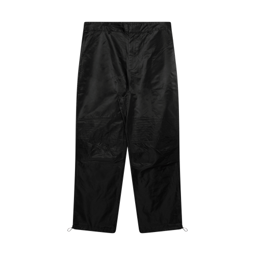 Nylon Biker Pants in Black