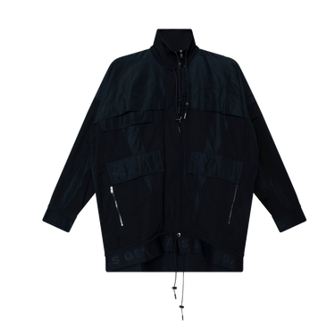 Convertible Nylon Jacket in Black