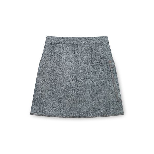 Acne Studios Prisca P Work Front Zip Mini Skirt