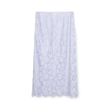 Escada Lavender Lace Maxi Skirt