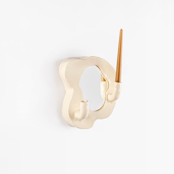 Cloud Series - Glazed Ceramic Illuminated Mirrors