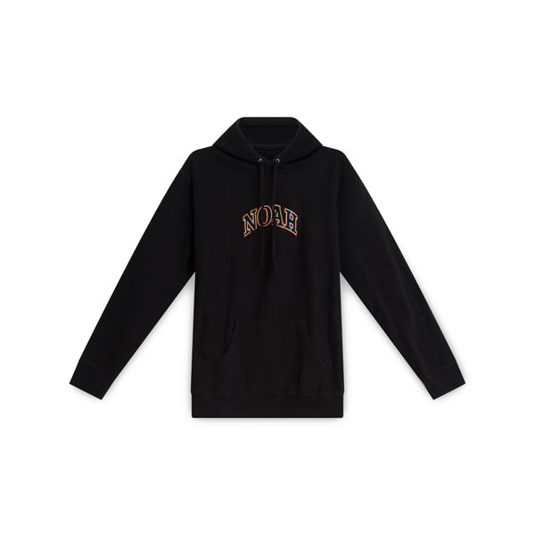 Noah Rainbow Logo Black Hoodie