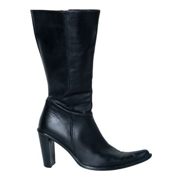 Vintage Nine West Leather Black Boots