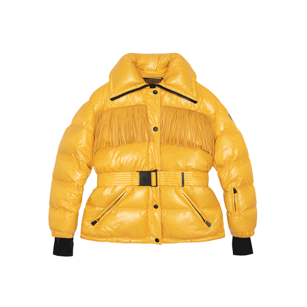 Moncler Genius 2019 Yellow Orbeillaz Fringe Down Jacket