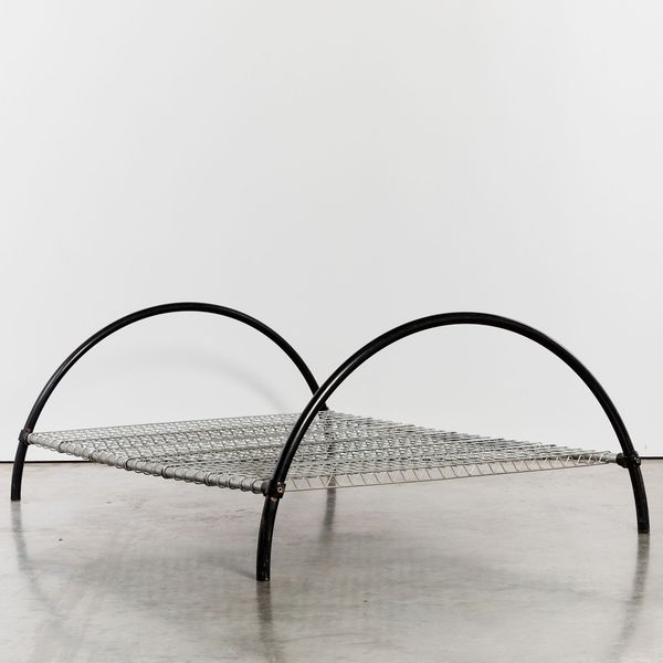 Round Rail Double Size Bed by Ron Arad for One Off