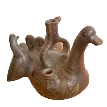 Moche Culture Ceramic Bird Vessel