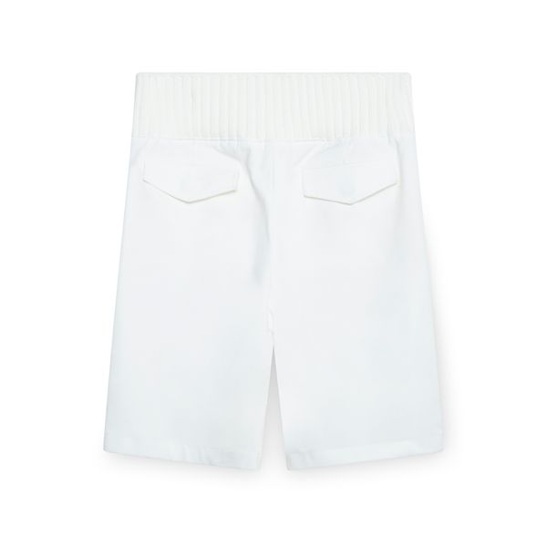 Dion Lee White Racer Rib Short