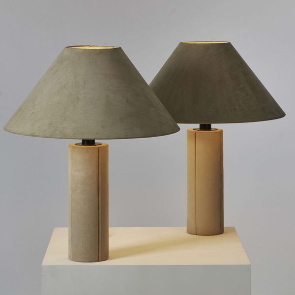 Pair of Ingo Maurer Table Lamps Design M, Germany, 1974