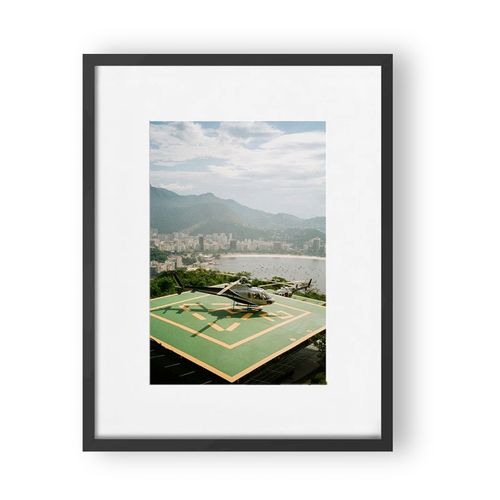 Helicopter over Rio Print