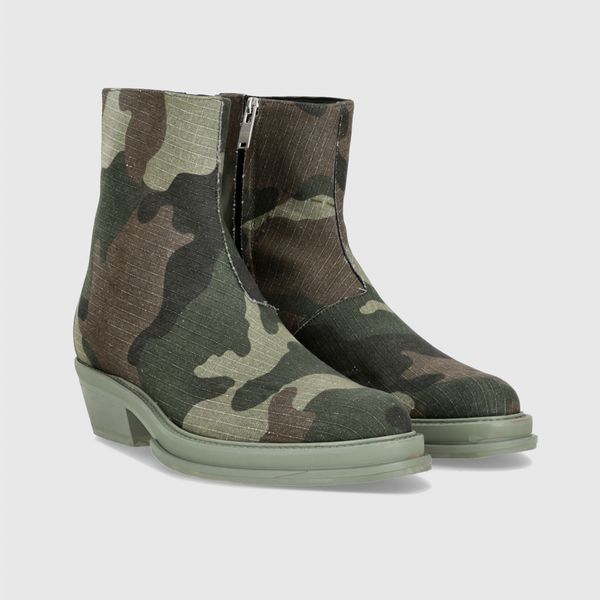 Rip Stop Leather West Coast Boot in Camo